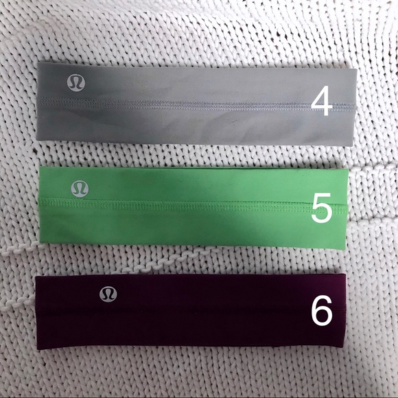 5 LULULEMON HEADBANDS - Picture 3 of 4